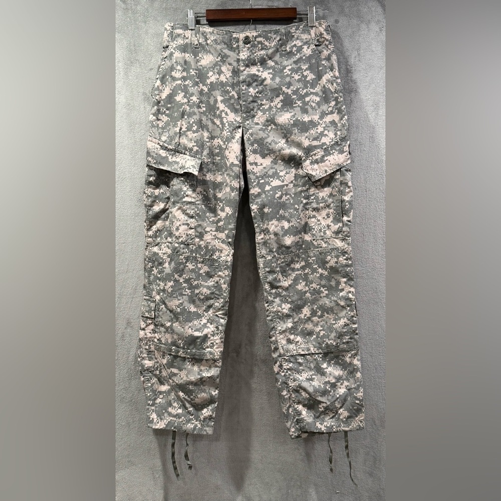 U.S. Army Combat Uniform Trousers ACU Digital Camo Size Medium Short - Picture 1 of 9